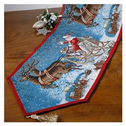 Silk Fashion Ράνερ με Άγιο Βασίλη