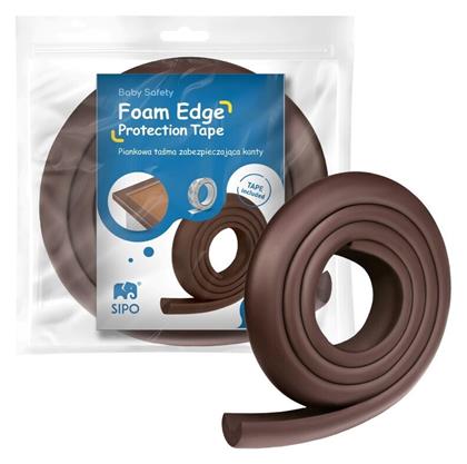 Sipo Προστατευτική Επιφάνεια με Αυτοκόλλητο από Πλαστικό σε Καφέ Χρώμα 200εκ.
