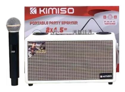 Σύστημα Karaoke με Ασύρματo Μικρόφωνo QS-4511A σε Λευκό Χρώμα