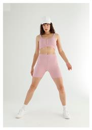 Siyah Inci Training Σετ με Ποδηλατικό Κολάν Dusty Pink