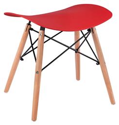 Σκαμπό Κουζίνας Tonia Κόκκινο 47x34.5x46.5εκ.