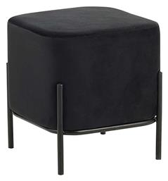 Σκαμπό Σαλονιού Bella Μαύρο 36x36x38εκ.