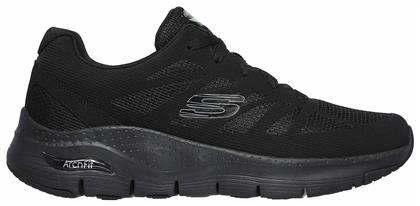 Skechers Arch Fit Ανδρικά Αθλητικά Παπούτσια Running Μαύρα από το X-ray shoes