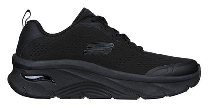 Skechers Arch Fit Dlux Ανδρικά Sneakers Μαύρα