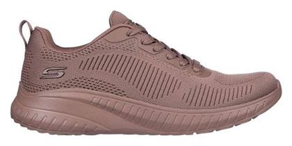 Skechers Bobs Squad Chaos Γυναικεία Sneakers Καφέ