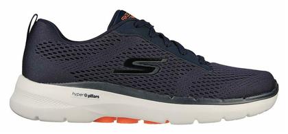 Skechers Go Walk 6 Ανδρικά Sneakers Navy Μπλε