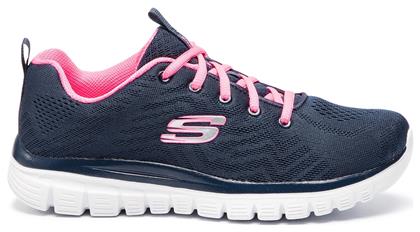 Skechers Graceful Get Connected Γυναικεία Αθλητικά Παπούτσια Running Μπλε