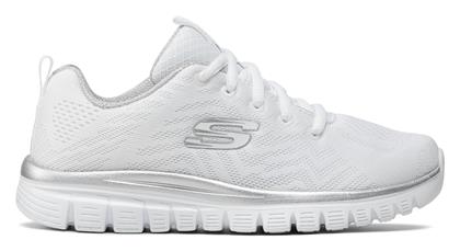 Skechers Graceful Get Connected Γυναικεία Αθλητικά Παπούτσια Running Λευκά από το MybrandShoes