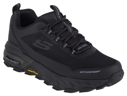 Skechers Max Ανδρικά Ορειβατικά Παπούτσια Μαύρα