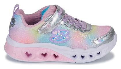 Skechers Παιδικά Sneakers Flutter Heart με Φωτάκια Ροζ από το Spartoo