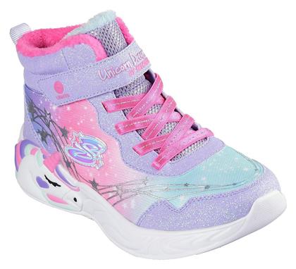 Skechers Παιδικά Sneakers High Μωβ