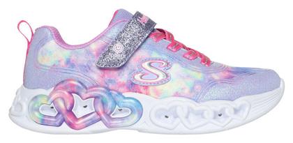 Skechers Παιδικά Sneakers Infinite Heart με Φωτάκια Πολύχρωμα