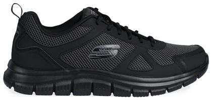 Skechers Track Ανδρικά Running Μαύρα