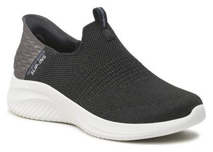 Skechers Ultra Flex 3.0 Smooth Step Γυναικεία Slip-On Μαύρα