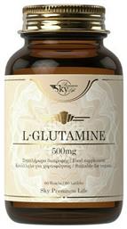 Sky Premium Life L-Glutamine 500mg 60 κάψουλες