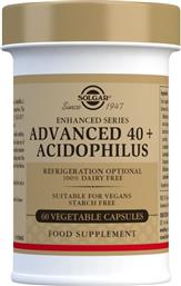 Solgar Advanced 40+ Acidophilus Προβιοτικά 60 φυτικές κάψουλες