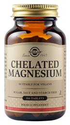 Solgar Chelated Magnesium 100 ταμπλέτες από το Pharm24