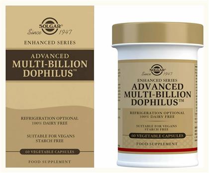 Solgar Enchanced Series Advanced Multi-billion Dophilus Προβιοτικά 60 φυτικές κάψουλες από το Pharm24