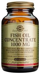 Solgar Fish Oil Concentrate Ιχθυέλαιο 1000mg 60 μαλακές κάψουλες