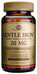 Solgar Gentle Iron 20mg 180 φυτικές κάψουλες από το Pharm24