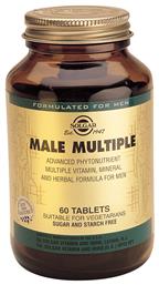 Solgar Male Multiple Advanced Phytonutrient Βιταμίνη για Ενέργεια 60 ταμπλέτες