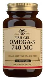 Solgar Omega 3 Fish Gel Ιχθυέλαιο 740mg 50 μαλακές κάψουλες από το Pharm24