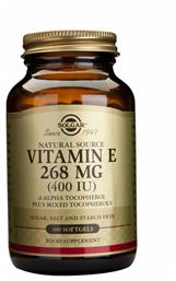 Solgar Vitamin E Βιταμίνη για Αντιοξειδωτικό 400iu 268mg 100 μαλακές κάψουλες από το Pharm24