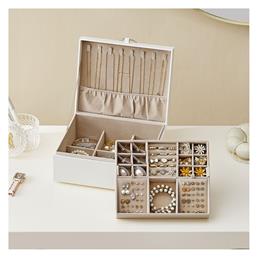 Songmics Μπιζουτιέρα Κουτί Ξύλινη 24x20.5x11cm