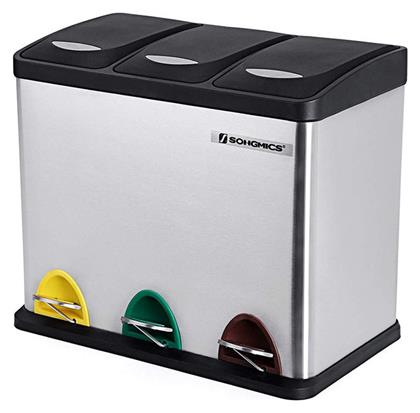 Songmics Κάδος Ανακύκλωσης με Πεντάλ