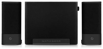 Sonic Gear Space 3 2.1 με Ισχύ 20W σε Μαύρο Χρώμα