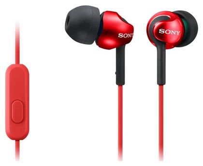 Sony MDR-EX110AP In-ear Handsfree με Βύσμα 3.5mm Κόκκινο από το e-shop