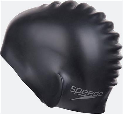 Speedo Plain Moulded Silicone Cap Σκουφάκι Εισ. 70984-9097U Black