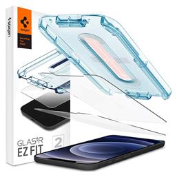 Spigen EZ Fit GLAS.tR Slim 2.5D Tempered Glass 2τμχ (iPhone 12 / 12 Pro) από το Public