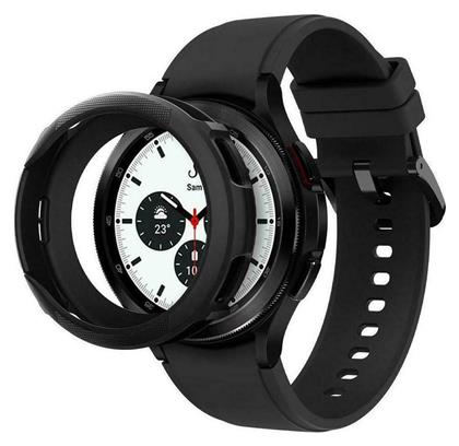 Spigen Liquid Air Θήκη Σιλικόνης σε Μαύρο χρώμα για το Galaxy Watch 4 Classic 46mm