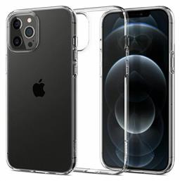 Spigen Liquid Crystal Back Cover Σιλικόνης Crystal Clear (iPhone 12 / 12 Pro) από το Public