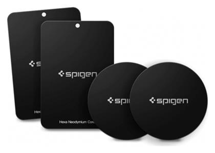 Spigen Μεταλλικές Πλάκες για Μαγνητική Βάση Αυτοκινήτου Μαύρη