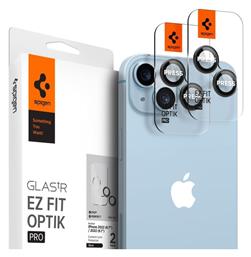Spigen Optik Pro EZ Fit Προστασία Κάμερας Tempered Glass για το iPhone 14 / 14 Plus