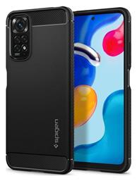 Spigen Rugged Armor Back Cover Σιλικόνης Μαύρο (Redmi Note 11 / 11S) από το Uniqueshop