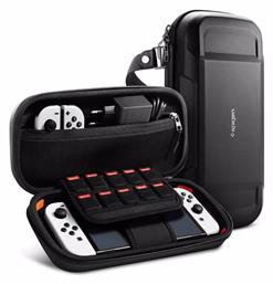 Spigen Rugged Armor Pouch Pro Πλαστική Θήκη Μεταφοράς για Κονσόλα Switch OLED Μαύρη