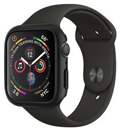 Spigen Thin Fit Πλαστική Θήκη σε Μαύρο χρώμα για το Apple Watch 44mm