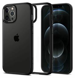 Spigen Ultra Hybrid Back Cover Πλαστικό Matte Black (iPhone 12 / 12 Pro)