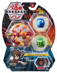 Spin Master Παιχνίδι Μινιατούρα Bakugan Baku Starter Pack για 6+ Ετών (Διάφορα Σχέδια) 1τμχ