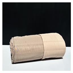 Spitishop Κουβερλί Ξενοδοχείου M220xΠ160εκ. Καφέ