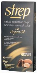 Strep Body Hair Removal Strips with Argan Oil 20τμχ από το Plus4u