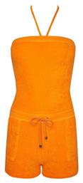SugarFree Γυναικείο Strapless Ολόσωμο Σορτς Πορτοκαλί