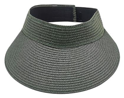 Summertiempo Γυναικείο Ψάθινο Καπέλο Visor Γκρι
