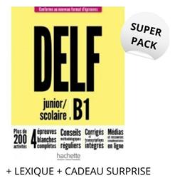 Super Pack: Delf Scolaire & Junior B1 Nouveau Format, (Lexique & Mon Petit Carnet)