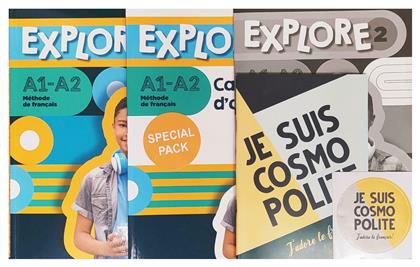 Super Pack Explore 2, Livre de L' Eleve +Cahier d' Activites + Lexique + Cadeau Surprise από το e-shop