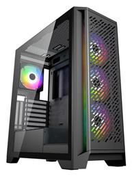Supercase 29a Series Ackerman Gaming Midi Tower με Πλαϊνό Παράθυρο