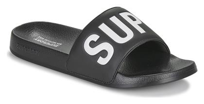 Superdry Ανδρικά Slides Μαύρα